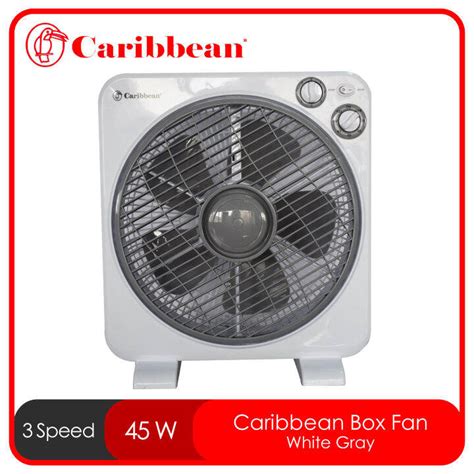 electric fan box type|caribbean box fan.